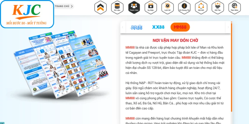 Bước ngoặt lớn khi MM88 gia nhập liên minh KJC