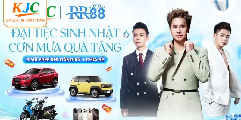 Sự kiện KJC - Mừng sinh nhật RR88 thu hút nhiều hội viên