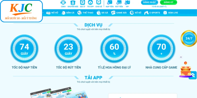 Tận hưởng dịch vụ vượt trội khi chơi tại XX88